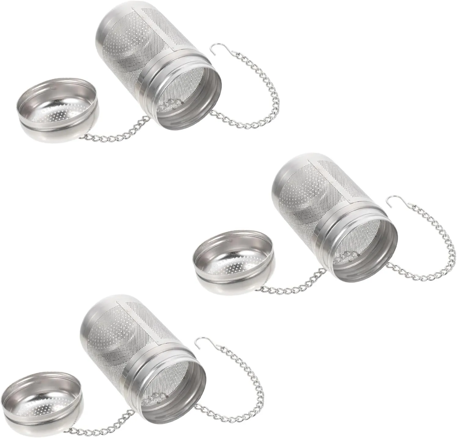 Ciieeo 3Pcs Convenient Tea Infuser Wear Resistant Tea Strainers for Loose Leaf Tea Essential Tea Making Supplies for Home and Travel
