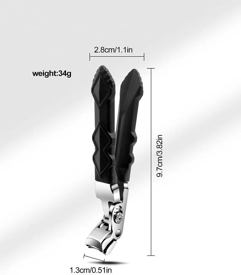Clipmaster Pro Toenail Clippers, Clipmaster Pro, Clip Master Pro for Thick Nails, Clipmaster Pro Nail Clippers,Ergonomic Angled Head Thick Toenail Clipper(B)