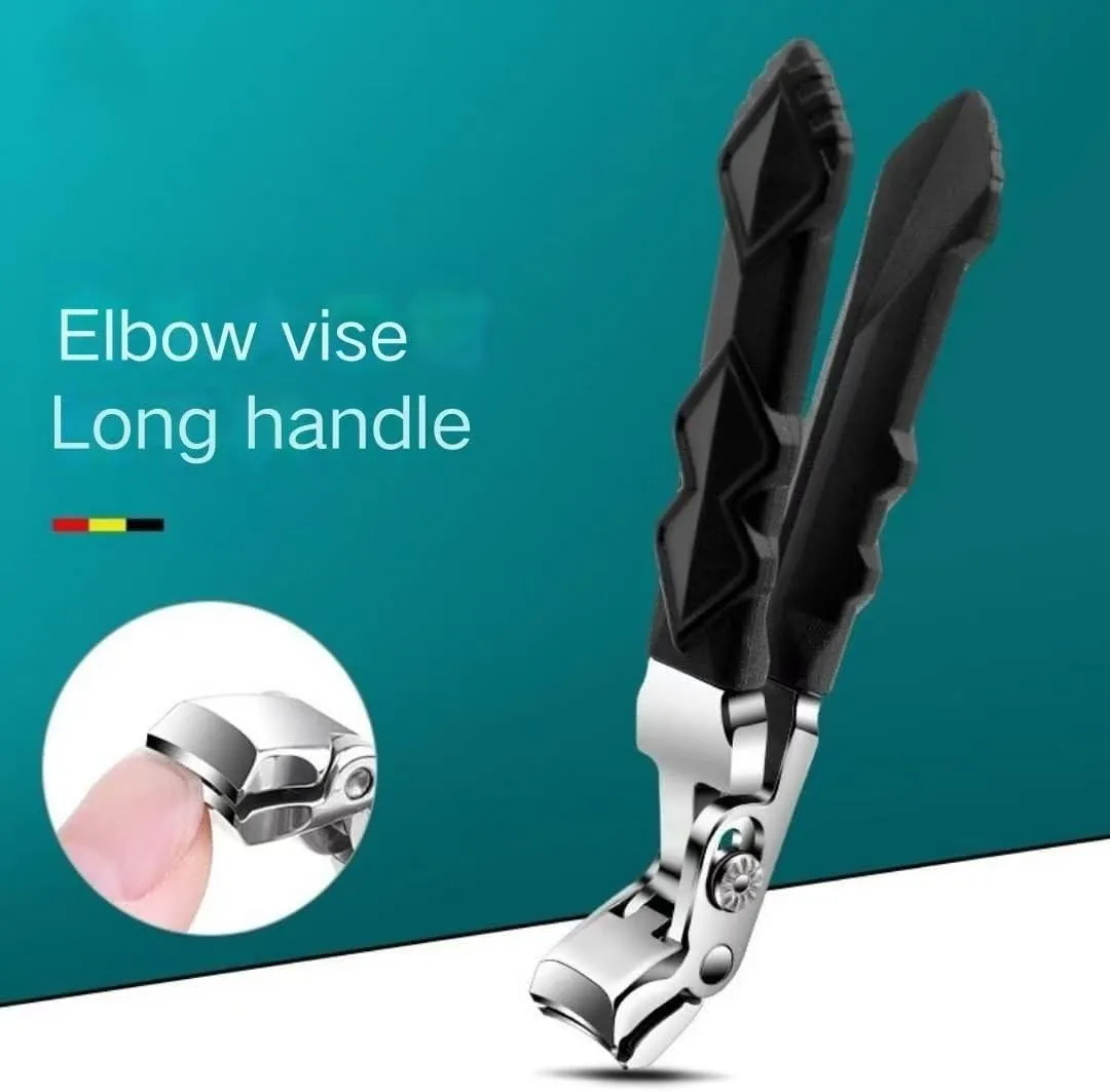 Clipmaster Pro Toenail Clippers, Clipmaster Pro, Clip Master Pro for Thick Nails, Clipmaster Pro Nail Clippers,Ergonomic Angled Head Thick Toenail Clipper(B)