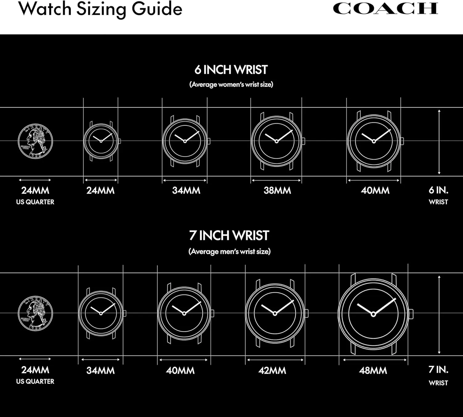 COACH Charter Men's Automatic Watch - 3H Multifunction - Water Resistant up to 5ATM/50 Meters - Gift for Him - Premium Fashion - Self-Winding - 44.5 MM