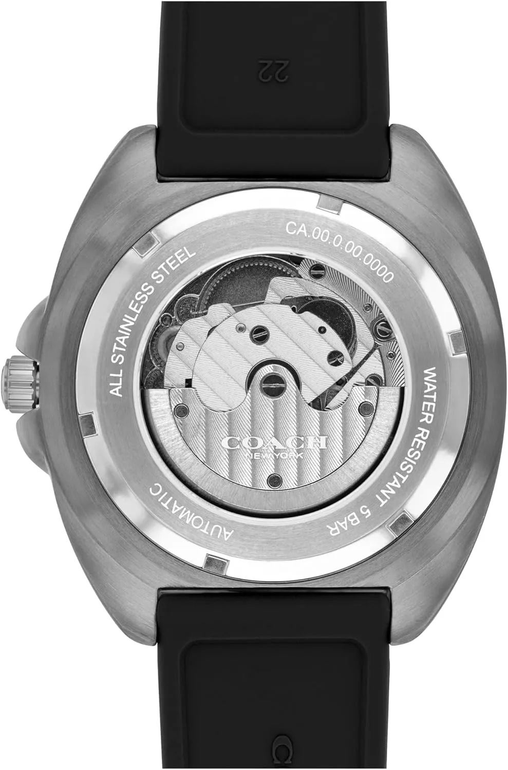 COACH Charter Men's Automatic Watch - 3H Multifunction - Water Resistant up to 5ATM/50 Meters - Gift for Him - Premium Fashion - Self-Winding - 44.5 MM