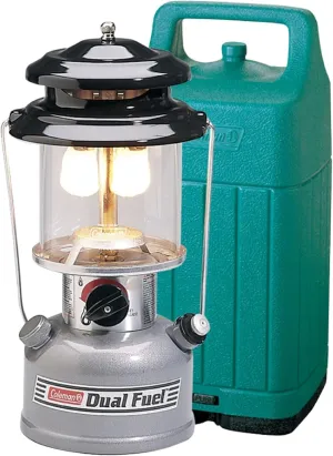 Coleman Premium 700L Dual-Fuel Lantern with Adjustable Brightness & Carry Case, Mantles & Filter Funnel Included