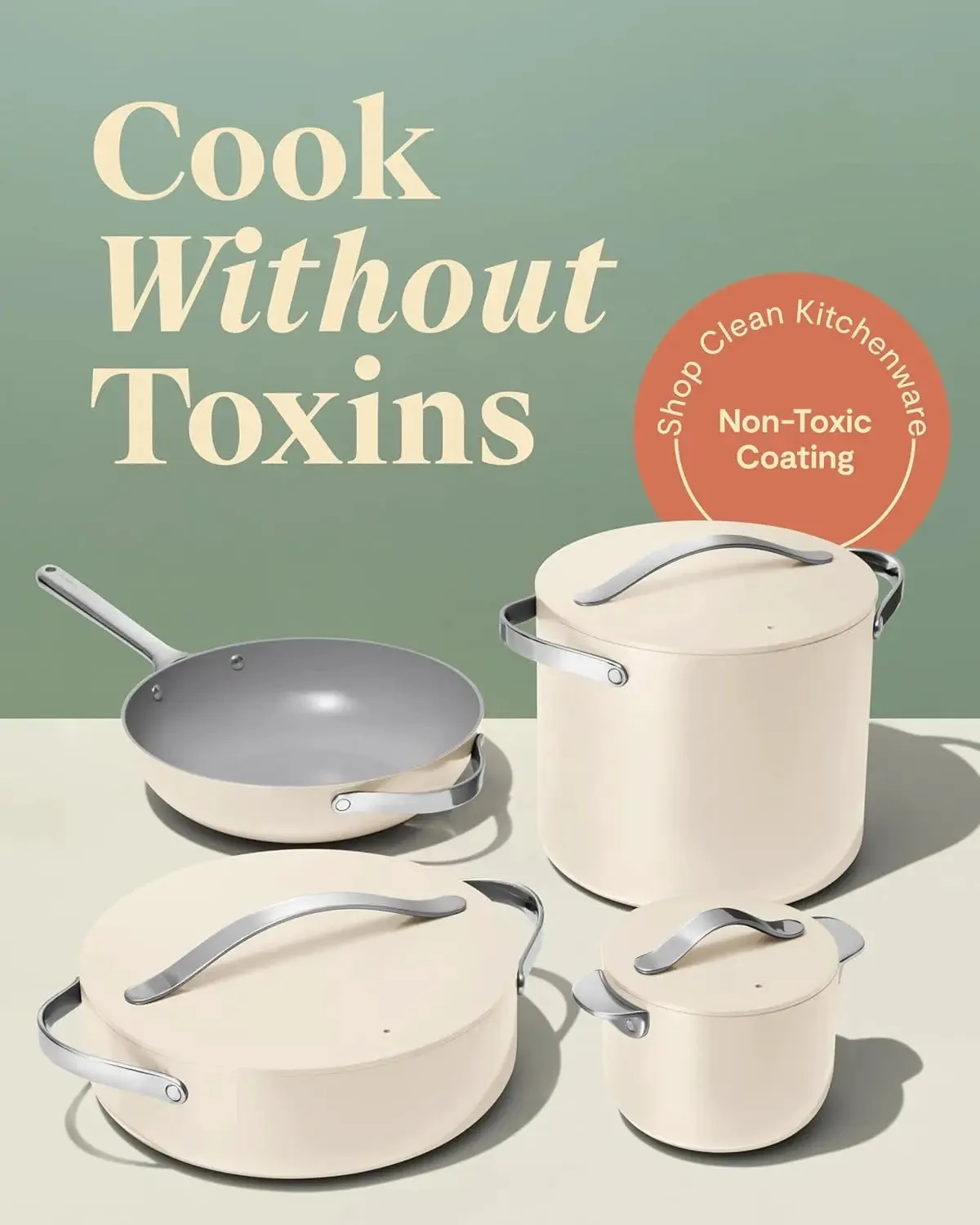   Collection - Specialty Cookware Set - Petite Cooker, Stir Fry Pan, Rondeau, & Stock Pot - 3 Lids  Storage Organizer Included