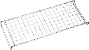 Compacts Stainless Steel Cooking Meshes Rectangles Grills Grilling Meshes Wire Net for Versatiles Outdoor Use