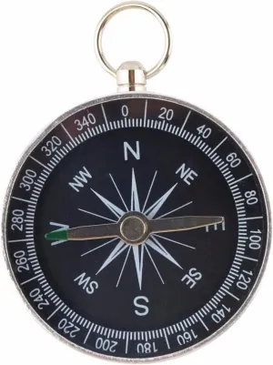 Compass Hiking, Portable Mini Compass with Keychain Outdoor Camping Navigation Pocket Compass Pointing Guide Tools for Emergency Survival Compass