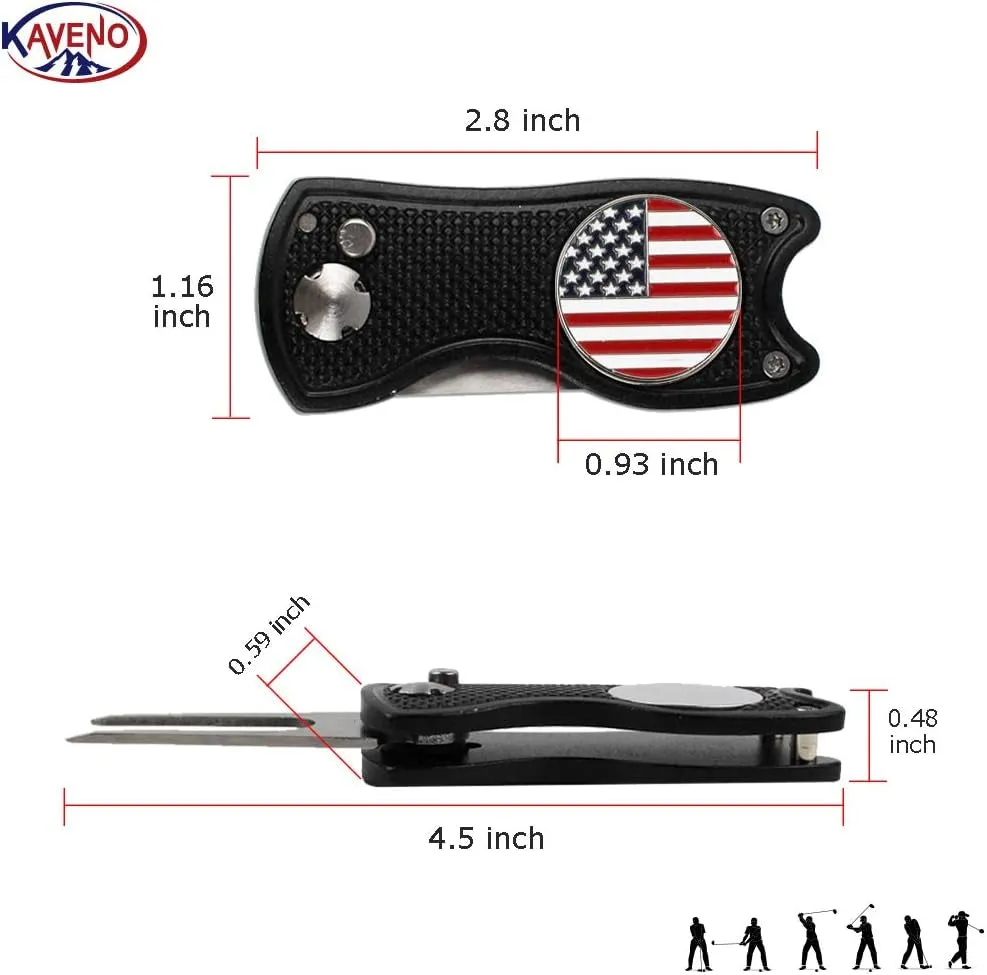 Comprehensive range Divot Tool, Ball Marker Golf Foldable USA Steel with Switchblade Stainless Golf Best-price offer