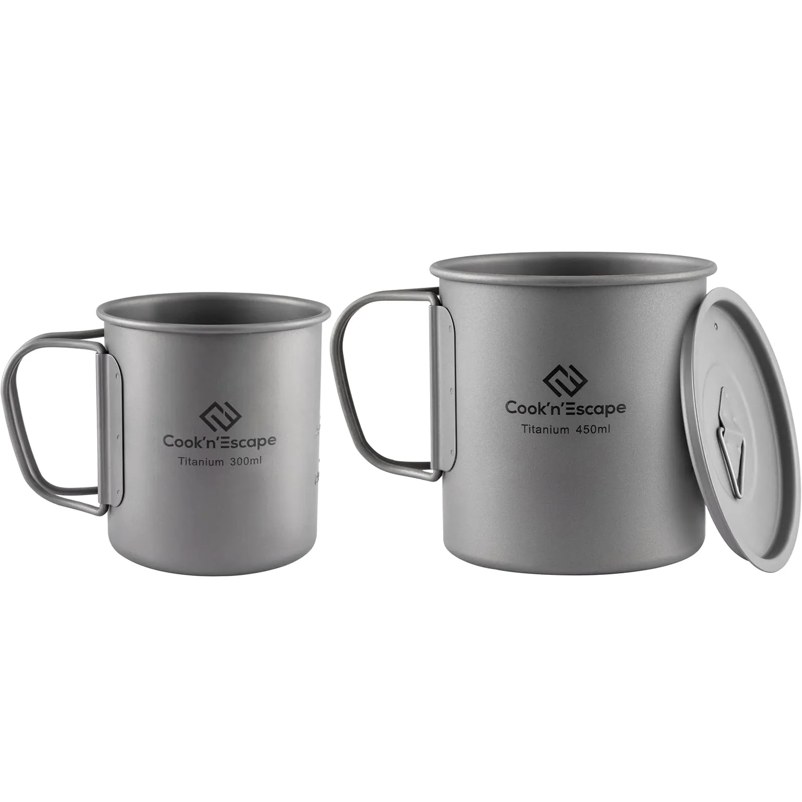 Cook'n'Escape 300ml 450ml Titanium Cup