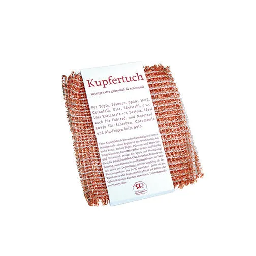 Copper Scouring Cloth - Set of 3 - Tough Yet Gentle Cleaning Power