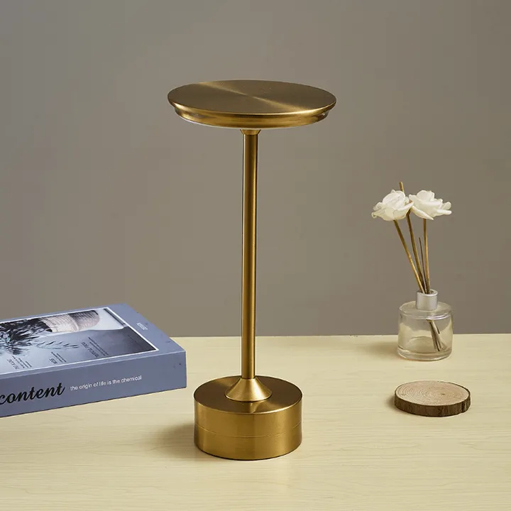 Cordless Metallic LED Table Lamp