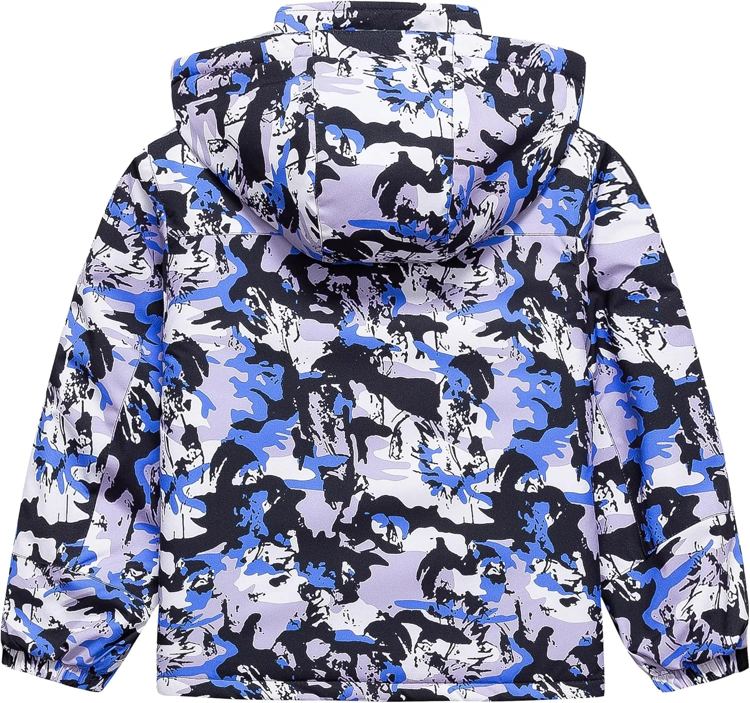 CREATMO US Boy's Waterproof Ski Jacket Warm Winter Snow Coat Windproof Snowboarding Rain Jacket