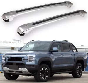 Cross Bars Lockable 220LBS Fits for BYD Shark 6 2024  with Raised Side Rails Crossbars Aluminum
