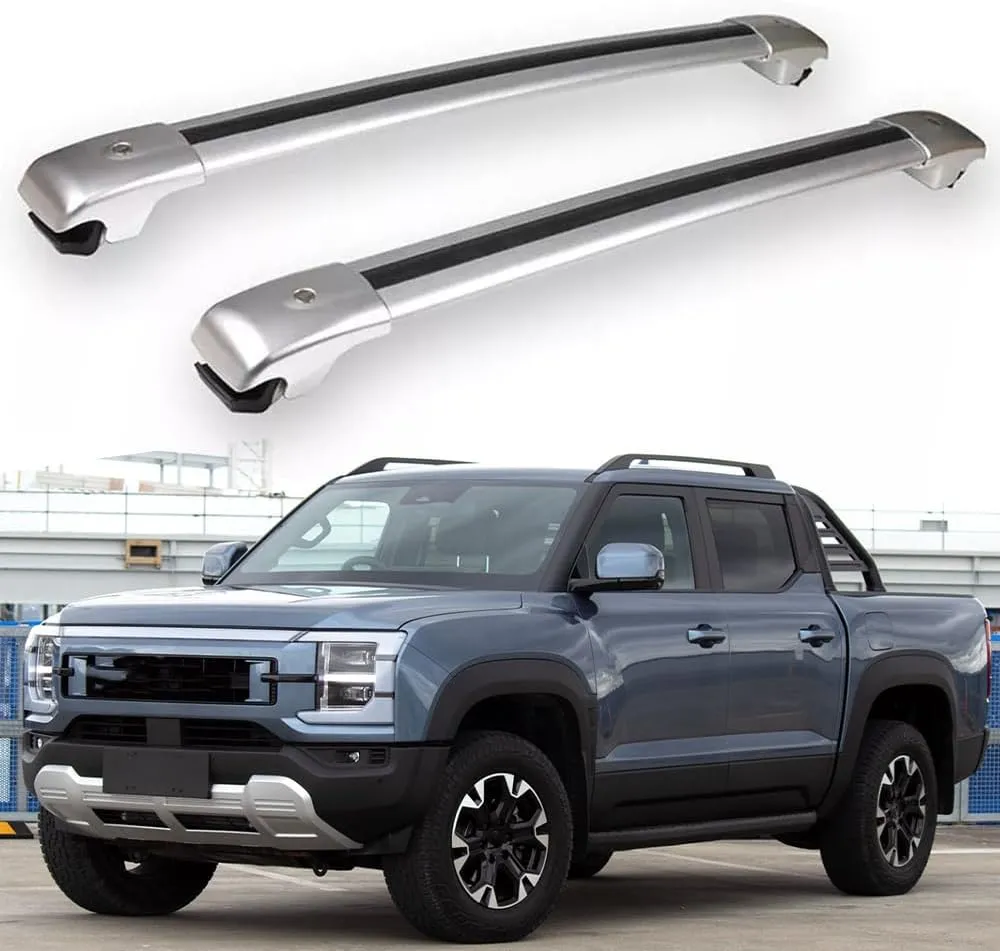Cross Bars Lockable 220LBS Fits for BYD Shark 6 2024  with Raised Side Rails Crossbars Aluminum