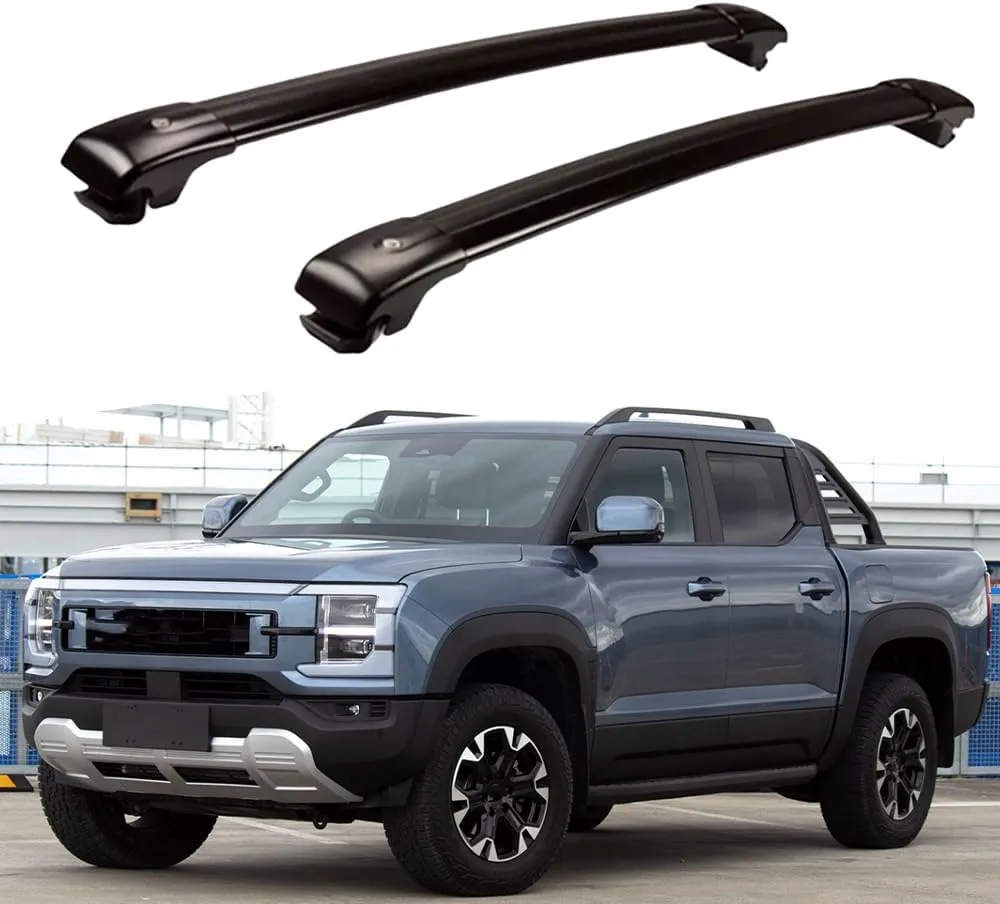 Cross Bars Lockable 220LBS Fits for BYD Shark 6 2024  with Raised Side Rails Crossbars Aluminum