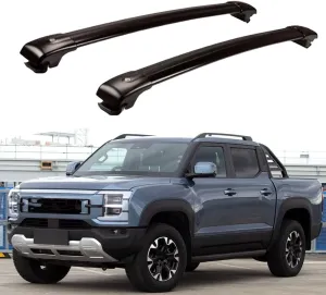 Cross Bars Lockable 220LBS Fits for BYD Shark 6 2024  with Raised Side Rails Crossbars Aluminum