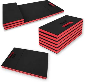 CTR Kneeling Pad Folding Mat for Mechanics and DIY, Thick EVA Mat with Handle - Waterproof Working Mat for Garage, Gardening, Home Gym, Camping, Creeper Pad, Knees Protection for DIY