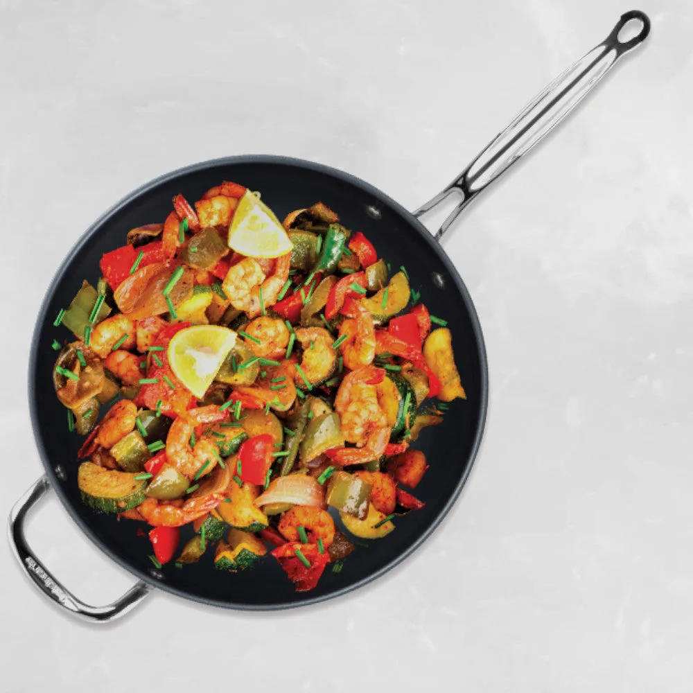 CUISINART 77IEL26-30HNSCC 12" EVERLASTING NON-STICK STAINLESS STEEL STIR-FRY PAN/WOK WITH COVER