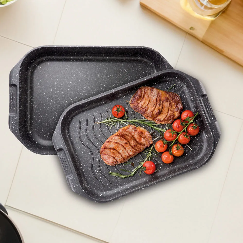 Cuisine::pro® GRANITE Roaster with Grill 13"