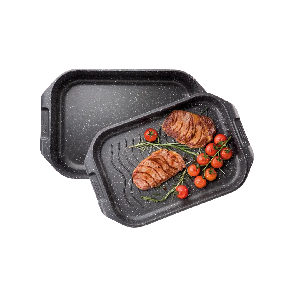 Cuisine::pro® GRANITE Roaster with Grill 13"