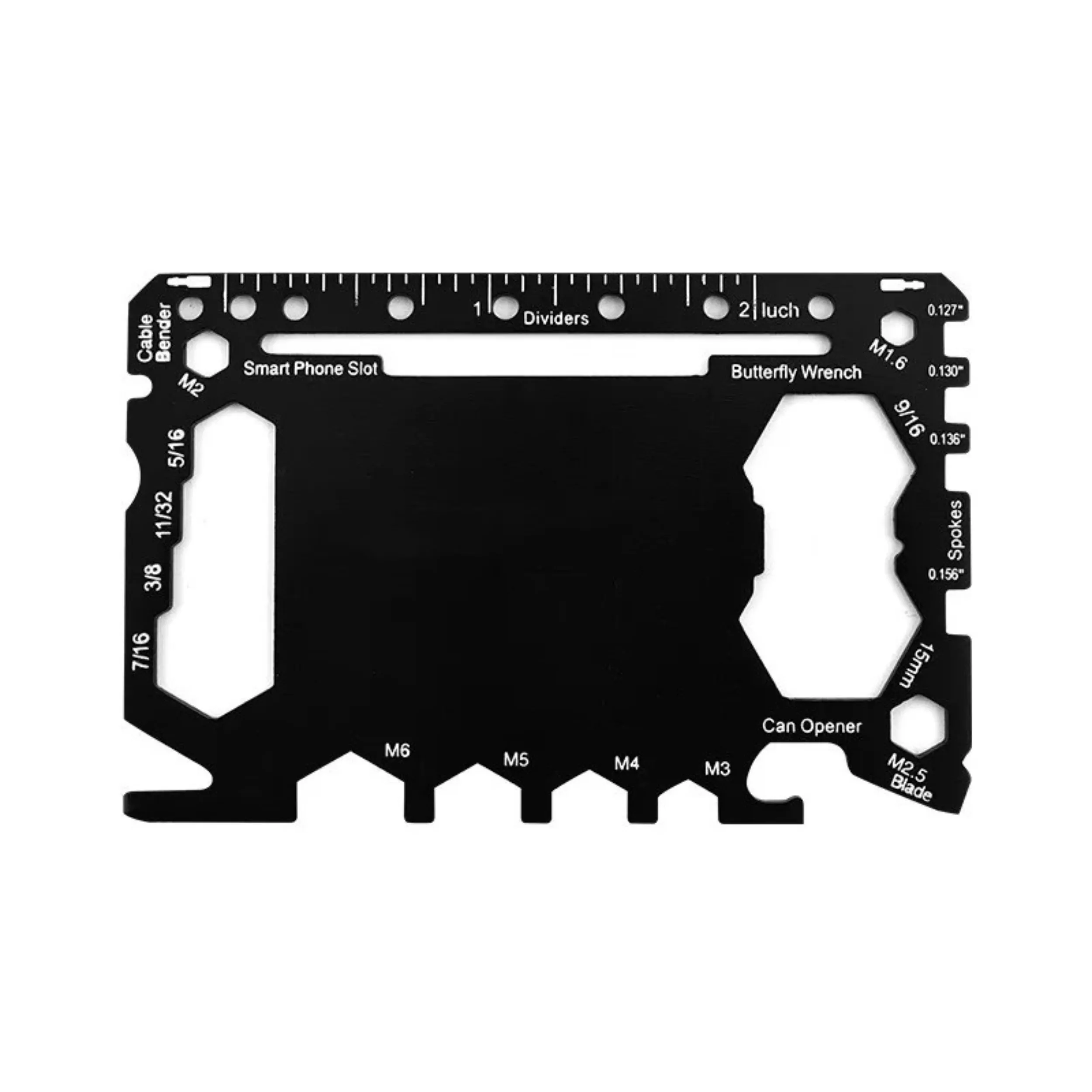 Custom Engraved 46-in-1 Multi-Tool Card – Personalized Wallet-Sized Tool for Outdoor & Everyday Use