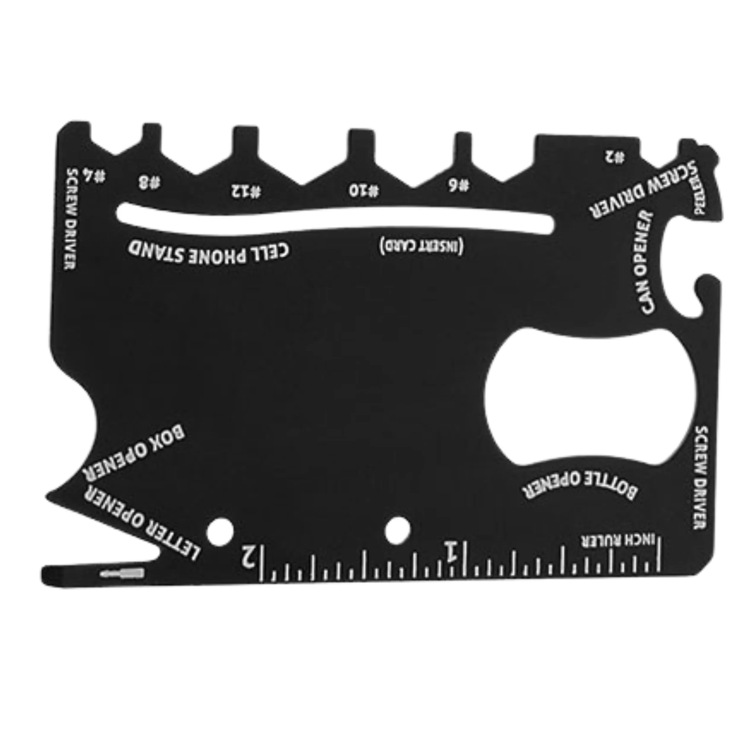 Custom Engraved 46-in-1 Multi-Tool Card – Personalized Wallet-Sized Tool for Outdoor & Everyday Use