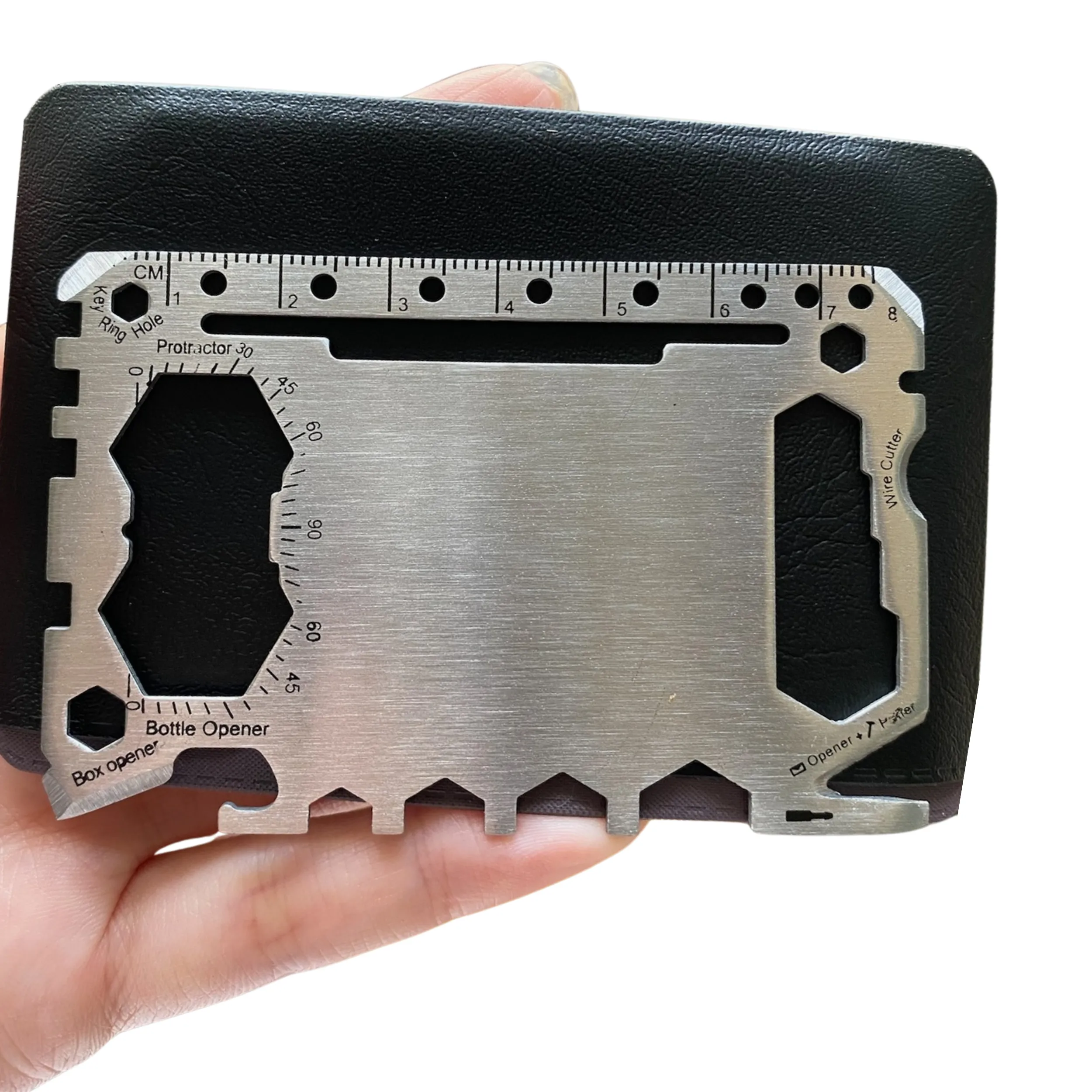 Custom Engraved 46-in-1 Multi-Tool Card – Personalized Wallet-Sized Tool for Outdoor & Everyday Use