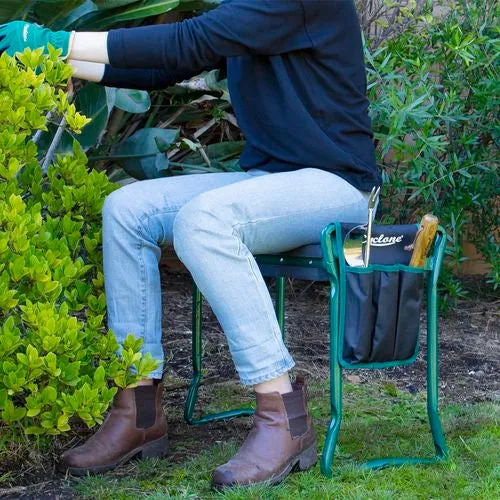 Cyclone Foldable Seat/Kneeler With Nylon Holster/ Ideal for Both Kneeling & Sitting