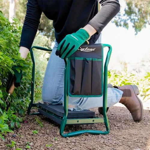 Cyclone Foldable Seat/Kneeler With Nylon Holster/ Ideal for Both Kneeling & Sitting