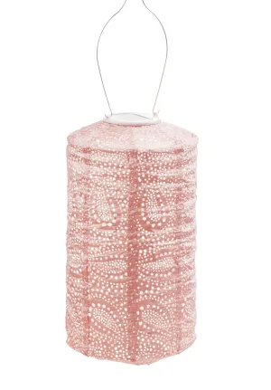 Cylinder Paisley Pink Lantern