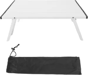 DADEA Ultralight Compact Small Camping Table,Mini Folding Camping Table, with Carry Bag Roll Up Portable Table for Outdoor Indoor Beach Card Play Travel Hiking