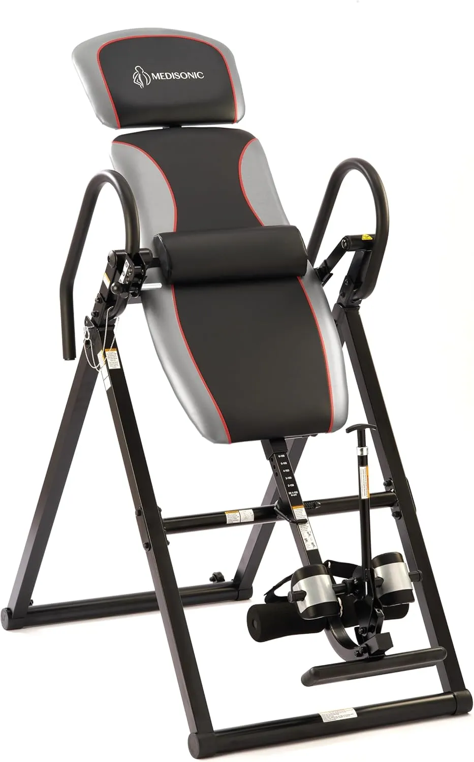 Deluxe Inversion Table with Ajustable Lumbar Pad and 300 lb Weight Capacity