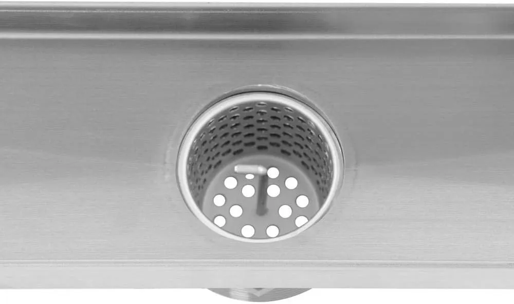 Designline 32 in. Stainless Steel Linear Shower Drain Wedge Wire Grate