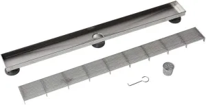 Designline 32 in. Stainless Steel Linear Shower Drain Wedge Wire Grate