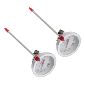 Digital Probe Thermometer Pack Stainless Steel Food Thermometer for Cooking Kitchen Indoor Outdoor