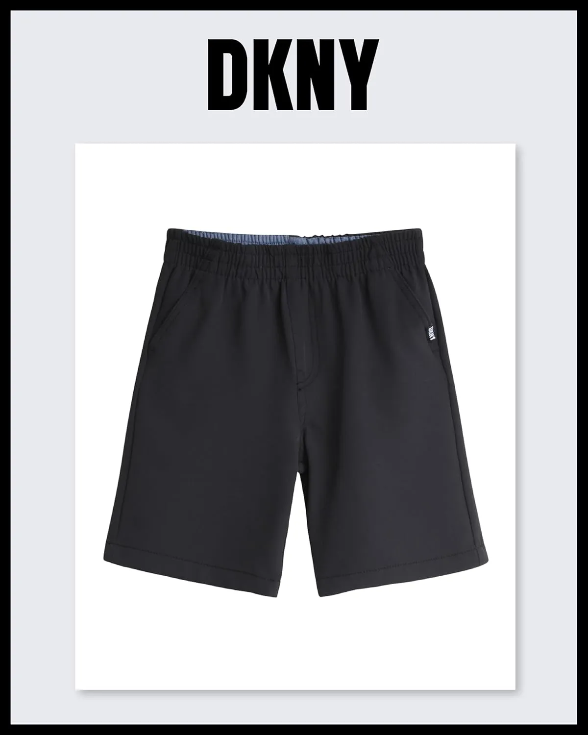 DKNY Boys' Short Set - 2 Piece Short Sleeve Collared Polo Shirt and Lightweight Stretch Tech Shorts (Sizes: 2T-7)