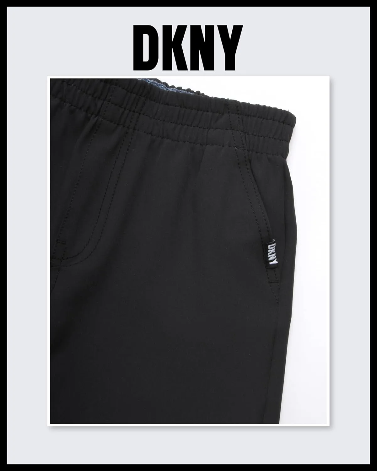 DKNY Boys' Short Set - 2 Piece Short Sleeve Collared Polo Shirt and Lightweight Stretch Tech Shorts (Sizes: 2T-7)