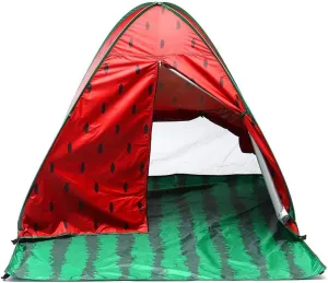 Dome Light Camping Tent 2-4 People Outdoor Camping Tent Lightweight Automatic Tent Pop Up Uv Proof Beach Sunshade Shelter with Package Bag Portable Tent
