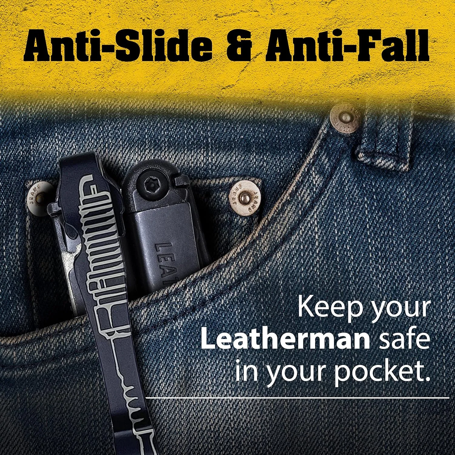 Donk! Pocket Clip for Leatherman Wave, Wave Plus , Surge & Charge AL, ALX, Ti, XTi - Titanium TC4 - Custom Designs - Quick Release - Extra Carry Options ‘Sparka’