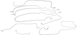 Dorman 919-107 Stainless Steel Brake Line Kit Compatible with Select Chevrolet/GMC Models (OE FIX)