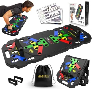 Easy Storage!Push-Up Plate Folding Design, Multi-Functional Abdominal Conditioner, Suitable For The Whole Family