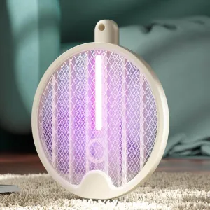 Electric Bug Zapper Racket - Foldable Insect Killer Paddle