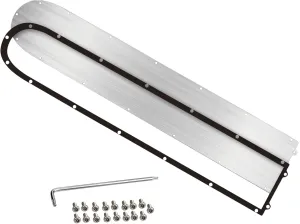 Electric Scooter Bottom Battery Cover Waterproof Seal for M365 1S Pro Pro2 G30 Max Stainless Steel Protective Plate with Anti-Theft Screws