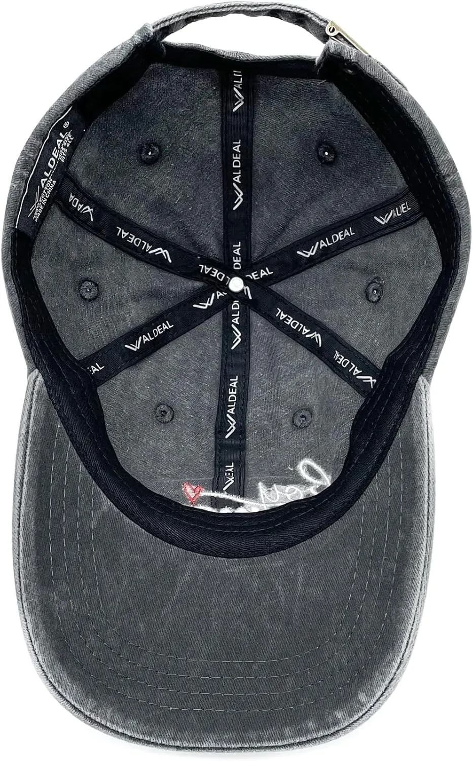 Embroidered Camping Hair Don't Care Hat Adjustable Washed Baseball Cap for Women Men