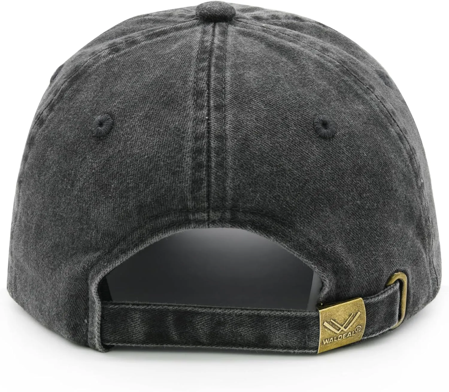 Embroidered Camping Hair Don't Care Hat Adjustable Washed Baseball Cap for Women Men