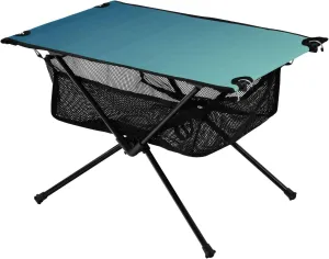 Emelivor Blue Gradient Folding Camping Table Portable Beach Table with Carry Bag Small Camp Table for Picnic Camping Outdoor Travel Hiking