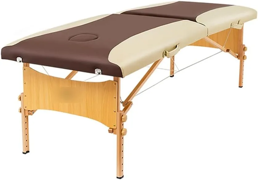 Facial Bed, Massage Table with High Density Flame Retardant Sponge PU, Leather, for Massage Beauty Tattoo Clubs(