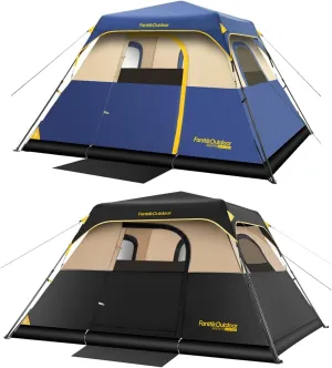 FanttikOutdoor Zeta C4 Pro Camping Tent 4 Person Instant&FanttikOutdoor Zeta C4 Pro Camping Tent 6 Person Instant