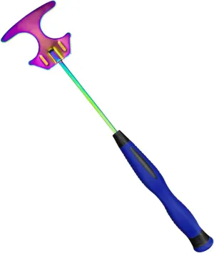 Fishing Lure Mixing Shovel Fishing Tool Equipment Shrimp Baits Shovel Stainless Steel Rubber Handle Shrimp Shovel