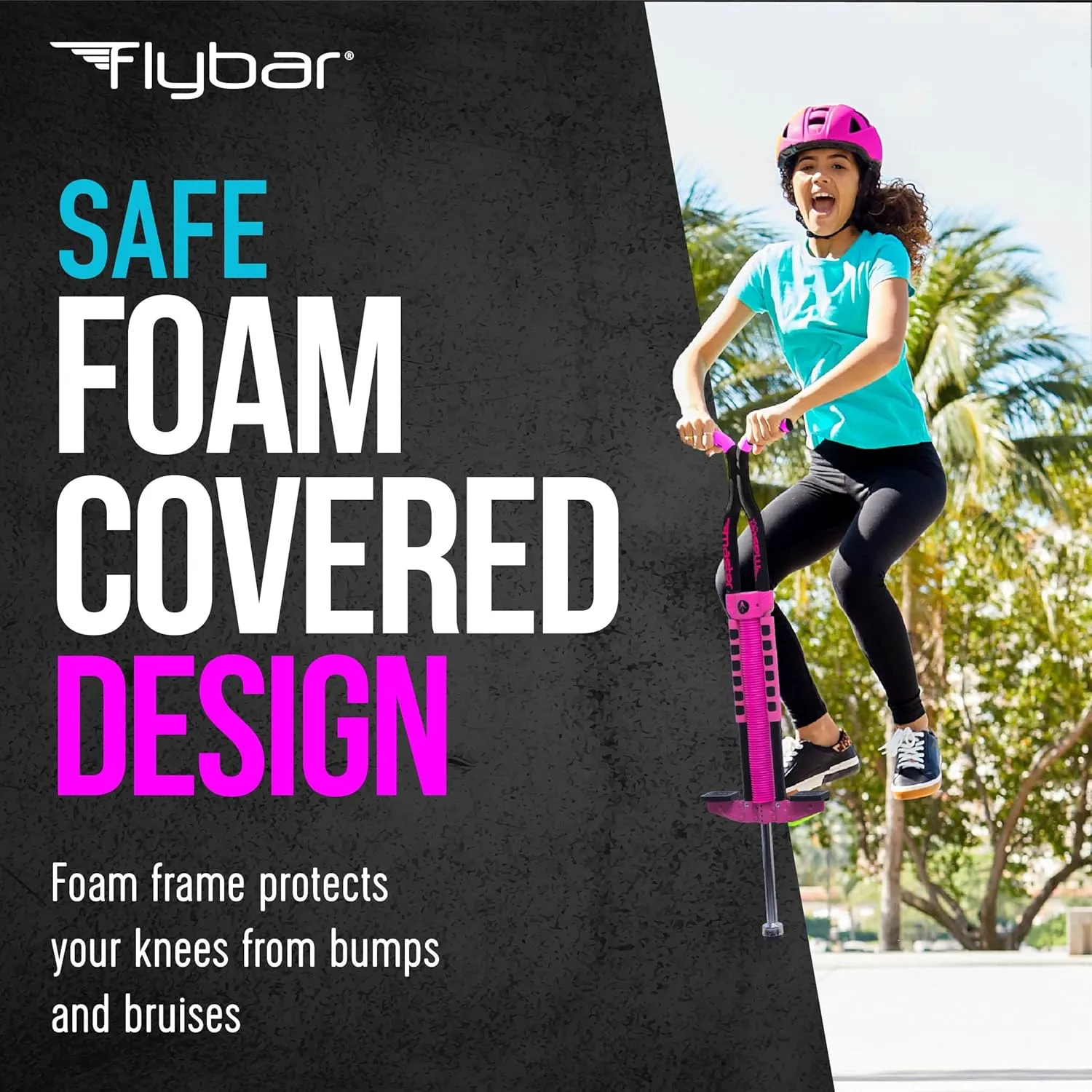 Flybar Master Pogo Stick, Ages 9 , 80 to 160 lbs, Easy Grip Handles, Anti-Slip Pegs, Outdoor Toys for Boys Girls, Outside Toys for Kids, Teens Tweens