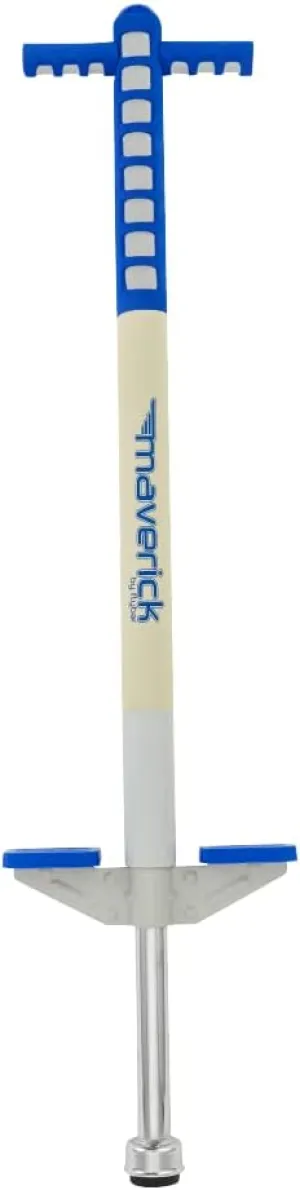 Flybar Maverick Pogo Stick for Kids Ages 5 , 40 to 80 Pounds, Perfect for Beginners, Easy Grip Handles, Anti-Slip Pegs, Outdoor Toys for Boys and Girls