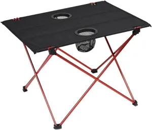 Folding Camping Table - Portable Folding Table Compact Lightweight Small Folding Roll - up Table for Outdoor Picnic